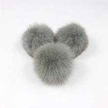 natural genuine fox fur pom ball  fox fur pompoms